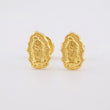 Stud Earrings Virgen de Guadalupe 0.9g / in / 5.1mm Yellow Gold 18K