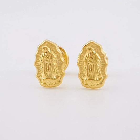 Topos Virgen de Guadalupe 0.9g / 5.1mm Oro Amarillo 18K