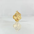 Dije Trebol 0.7gr / 1.6cm-Edged Diamond Cut Yellow Gold 18K