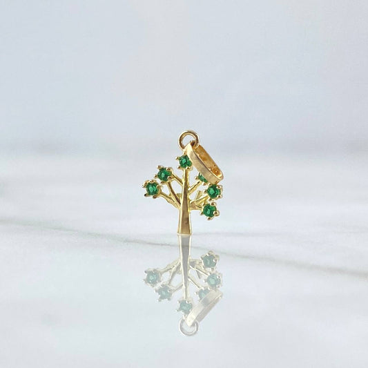 Pendant Tree 0.4gr / 1/2 in / 18K Gold