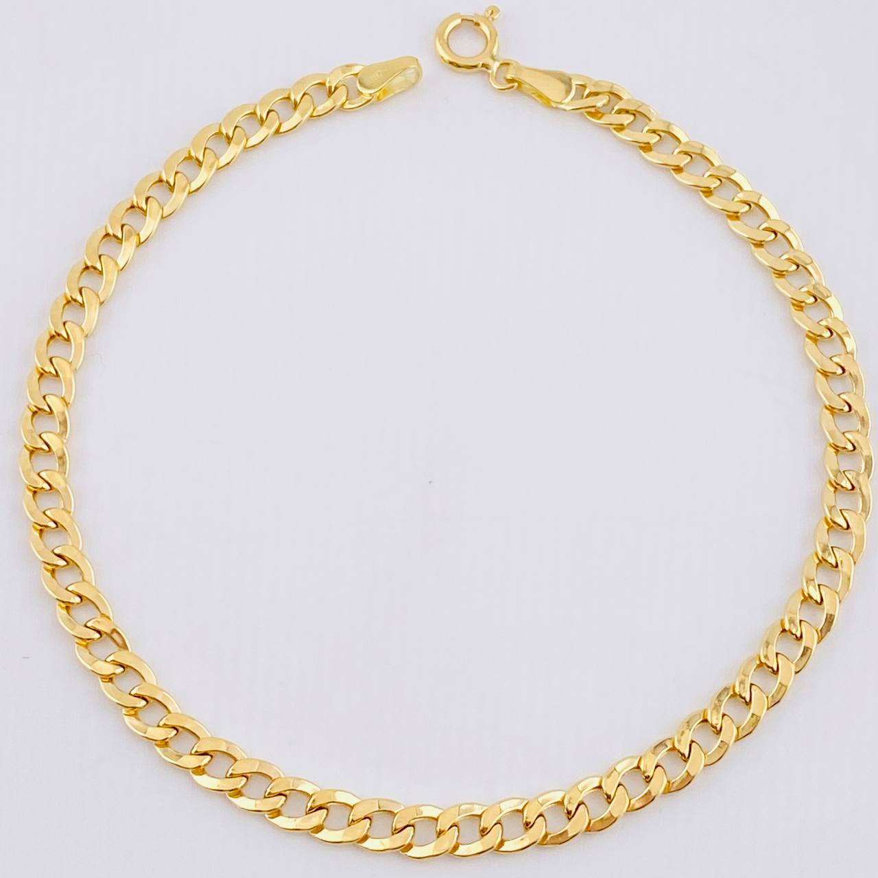 Pulso Cubano 2.8gr / 8 in / 4.1mm Oro Amarillo +1 18K *