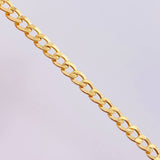 Pulso Cubano 2.8gr / 8 in / 4.1mm Oro Amarillo +1 18K *