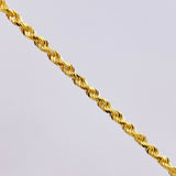 Pulso Lazo 2.4gr / 7 3/4 in / 2.5mm Oro Amarillo +3 18K *