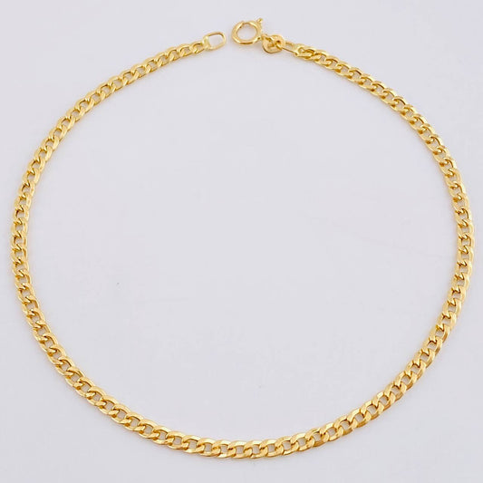 Pulso Cubano 1.15gr / 8 in / 2.45mm Oro Amarillo +1 18K