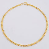 Pulso Cubano 1.1gr / 7 3/4 in / 2.5mm Oro Amarillo +1 18K