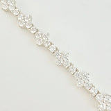 Pulso Borde De Estrella 10.55gr / 7 1/4 in / 3mm Plata 925