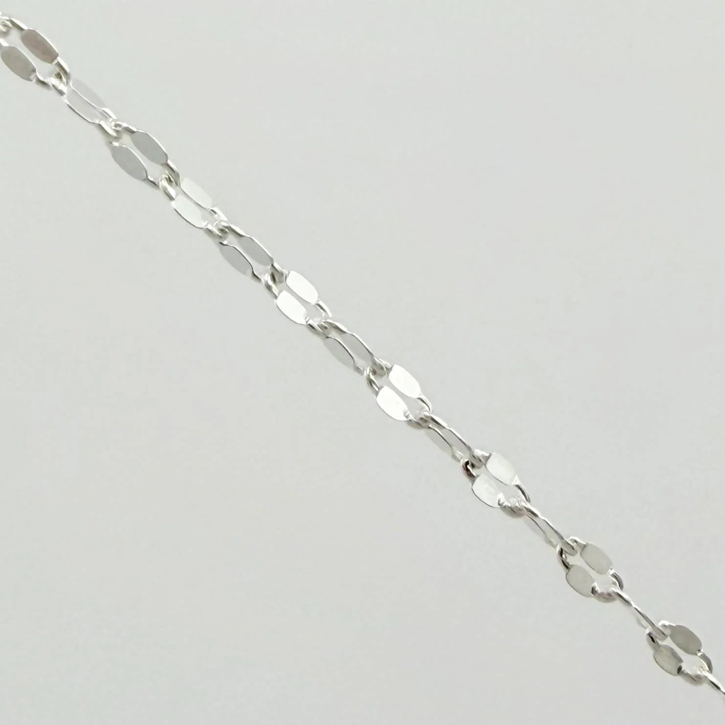 Mirror Flower Chain 3.3 g / 27 1/2 in / 2.05 mm Silver 925