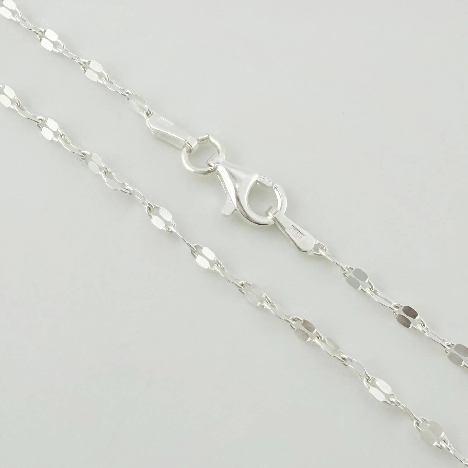 Mirror Flower Chain 3.3 g / 27 1/2 in / 2.05 mm Silver 925
