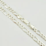 Cadena Figaro 23.9gr / 27 1/2 in / 6mm Plata 925