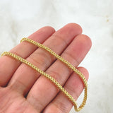 Cadena Franco 7.6gr / 19 3/4 in / 2.1mm Oro Amarillo +3 18K ©
