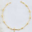 Bracelet Espiga Military Cross 2.35gr / 7 in / 3mm Yellow Gold 18K