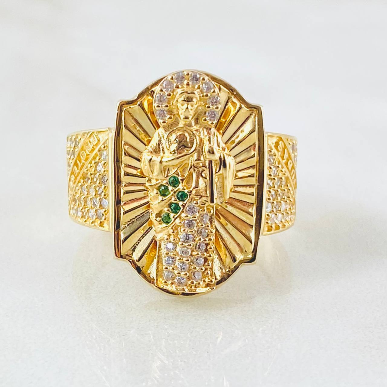 Anillo San Judas 10gr / T9 1/2 / Oro Amarillo 18K *