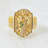 Anillo San Judas 10gr / T9 1/2 / Oro Amarillo 18K *