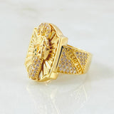 Anillo San Judas 10gr / T9 1/2 / Oro Amarillo 18K *