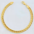 Pulso Cubano Reticulado Doble 4.9gr / 7 1/2 in / 5mm Oro Amarillo +3 18K *