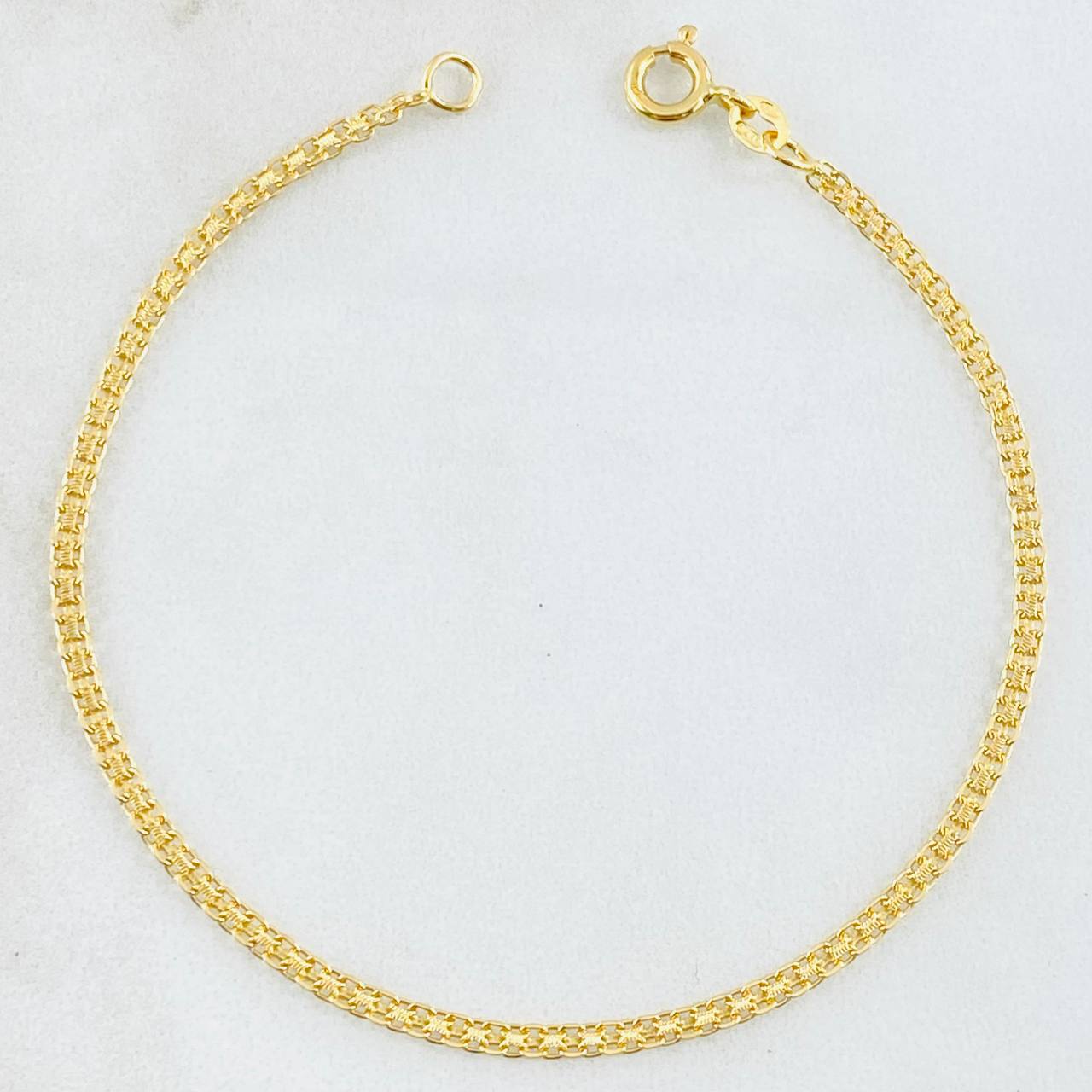 Pulso Chino 1.85gr / 7 1/2 in / 2mm Oro Amarillo +1 18K *