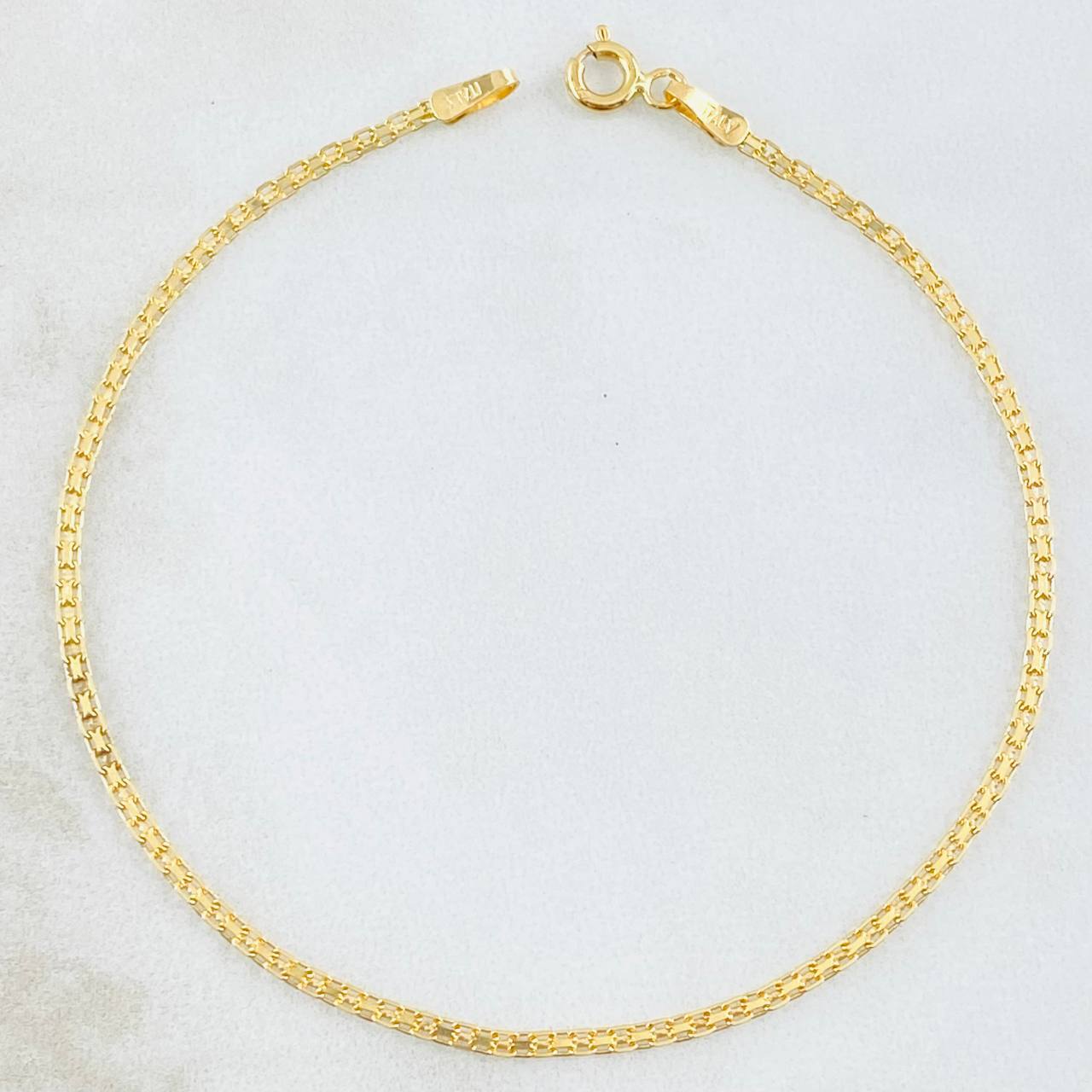Bismark Bracelet 1.15gr / 7 1/2 in / 1.5mm Yellow Gold +1 18K ©