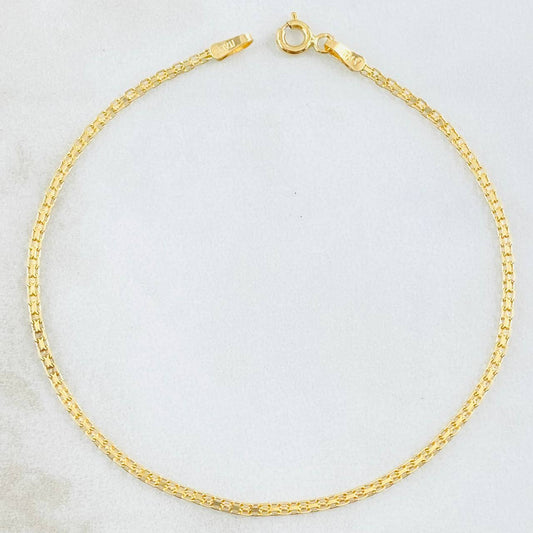 Pulso China 1.3gr / 7 1/2 in / 1.5mm Oro Amarillo +1 18K ©