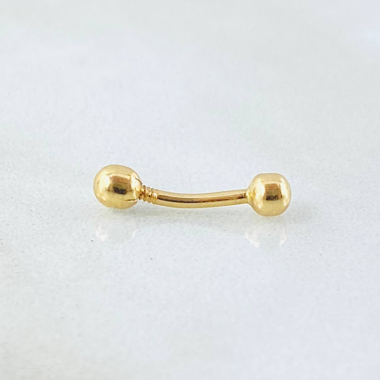 Belly Button Piercing 0.25gr / 1/2 in / 18K Yellow Gold *