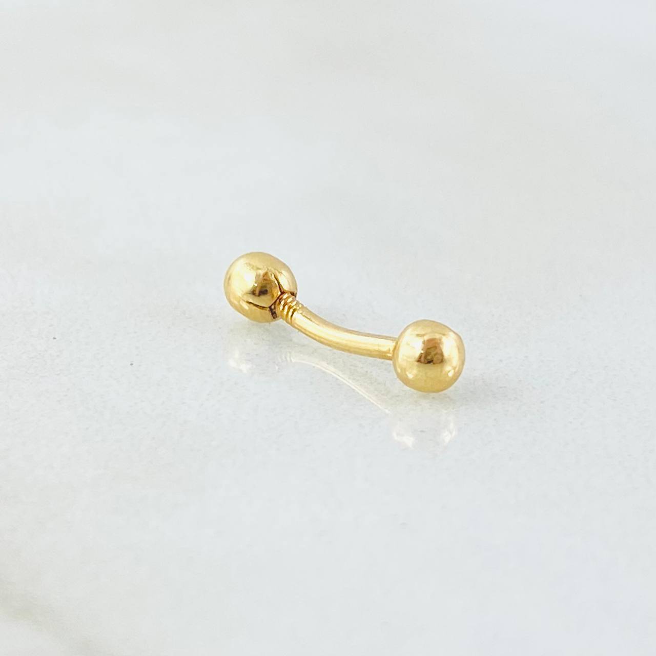 Belly Button Piercing 0.25gr / 1/2 in / 18K Yellow Gold *