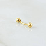 Belly Button Piercing 0.25gr / 1/2 in / 18K Yellow Gold *