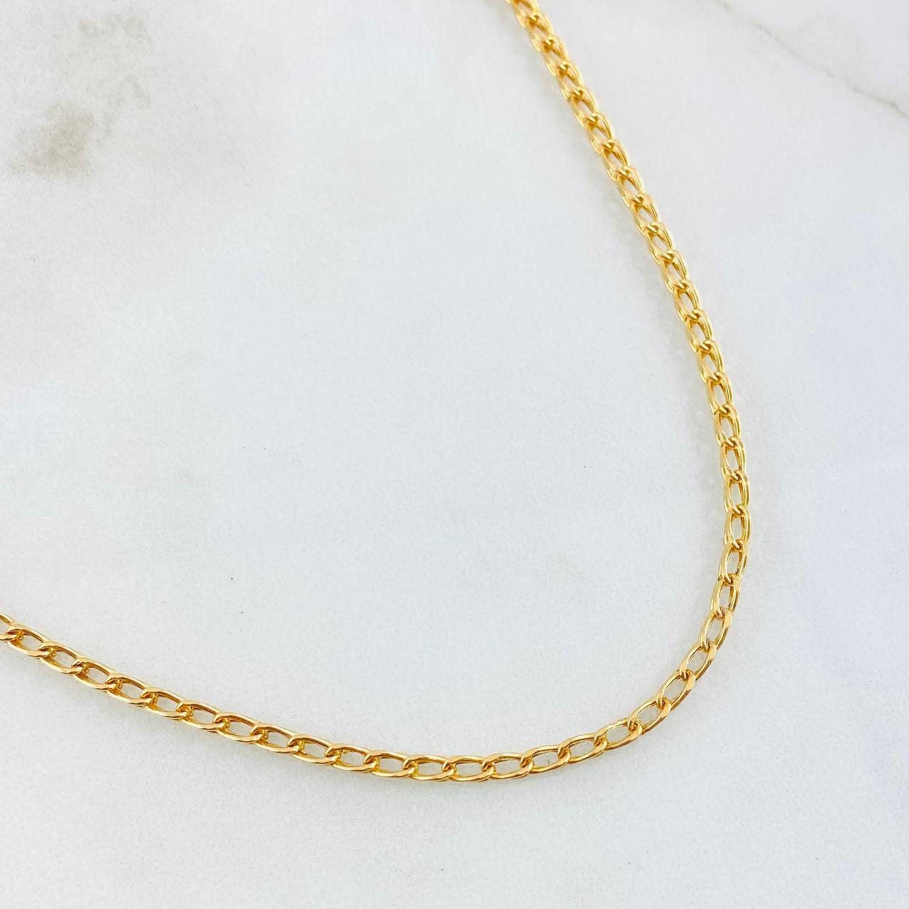 Cadena Franco 6.75gr / 23 1/2 in / 2mm Oro Amarillo +3 18K ©