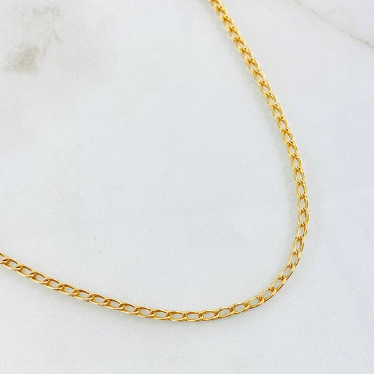 Cadena Franco 6.75gr / 23 1/2 in / 2mm Oro Amarillo +3 18K ©