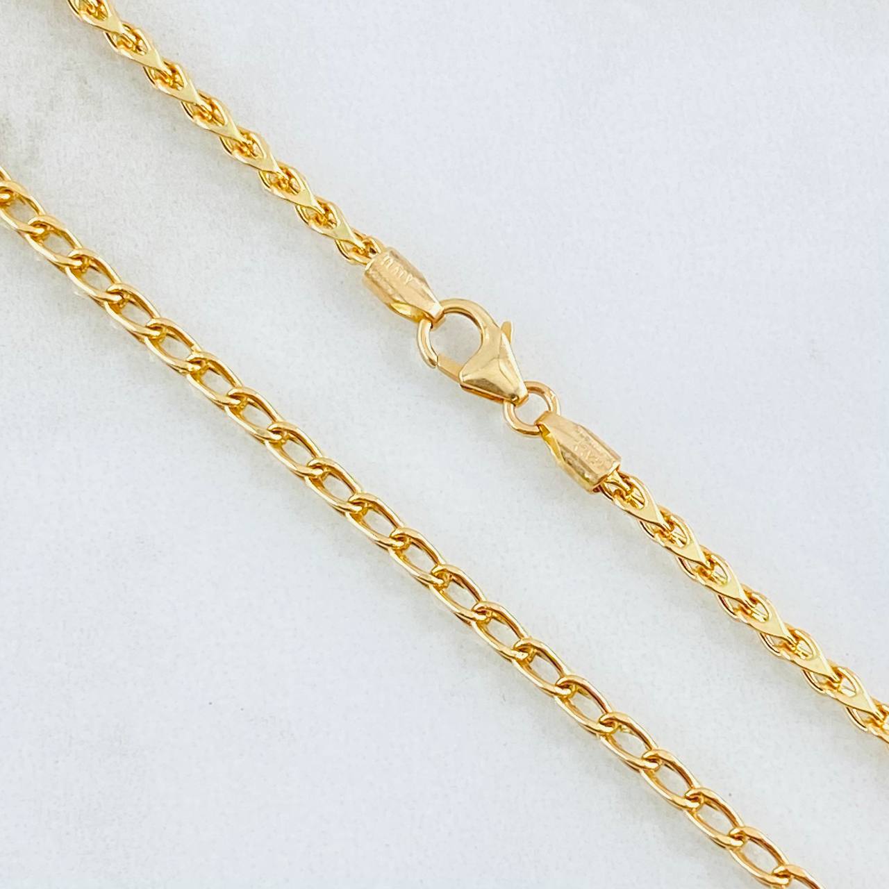 Cadena Franco 6.75gr / 23 1/2 in / 2mm Oro Amarillo +3 18K ©