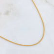 Cadena Cubana 4.7gr / 17 3/4 in / 1.7mm Oro Amarillo +1 18K ©