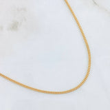 Cadena Mini Cubana 2.35 g / 45.5 cm / 1.1 mm Oro Amarillo 18K