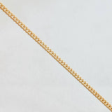 Cadena Cubana 4.7gr / 17 3/4 in / 1.7mm Oro Amarillo +1 18K ©