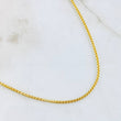 Cadena Veneciana 8.3gr / 17 3/4 in / 1.8mm Oro Amarillo +3 18K *