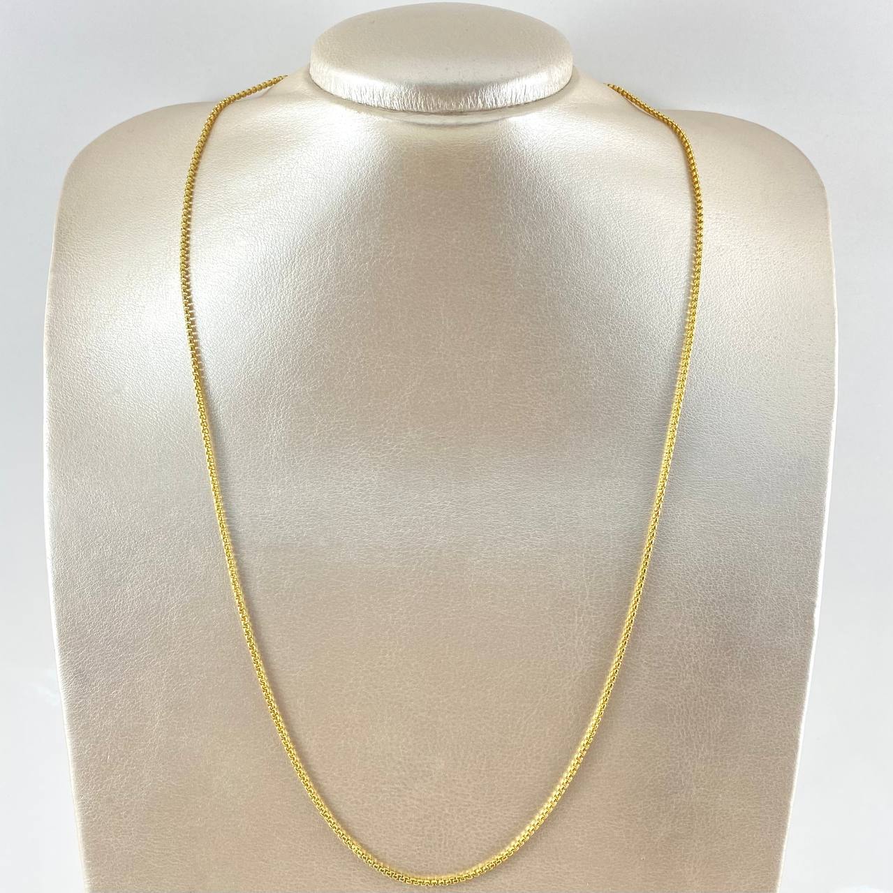 Cadena Veneciana 10.75gr / 23 1/2 in / 1.8mm Oro Amarillo +3 18K ©