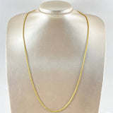 Cadena Veneciana 11.5gr / 23 1/2 in / 1.8mm Oro Amarillo +3 18K *