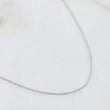 Cadena Militar 1.7gr / 17 3/4 in / 1mm Oro Blanco +3 18K ©