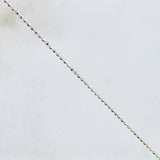 Cadena Militar 1.7gr / 17 3/4 in / 1mm Oro Blanco +3 18K ©