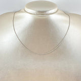 Cadena Militar 1.6gr / 15 3/4 in / 1mm Oro Blanco +3 18K *
