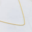 Cadena Militar 3gr / 17 3/4 in / 1.2mm Oro Amarillo +3 18K *