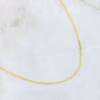 Cadena Plana 1.35gr / 17 3/4 in / 1.3mm Oro Amarillo +3 18K *