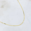 Cadena Espejo 0.85gr / 15 3/4 in / 0.85mm Oro Amarillo +3 18K *