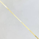 Cadena Espejo 0.85gr / 15 3/4 in / 0.85mm Oro Amarillo +3 18K *