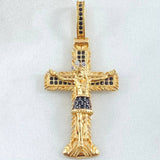 Pendant Lord of Miracles Cross 5.7gr / 4.4cm / 18K Gold
