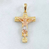 Pendant Lord of Miracles Cross 3.15gr / 3.5cm (1.4in) / 18K Gold