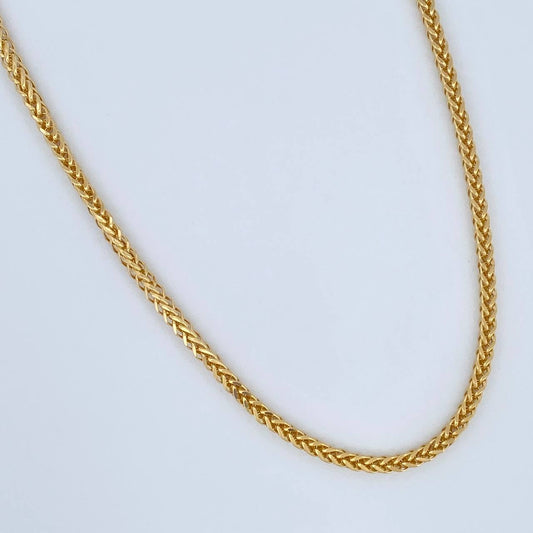 Cadena Franco 11.4gr / 60cm / +3 Oro 18K &