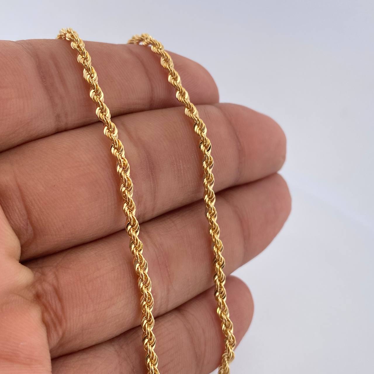 Rope Chain 8gr / 65cm / +3 18K Gold &