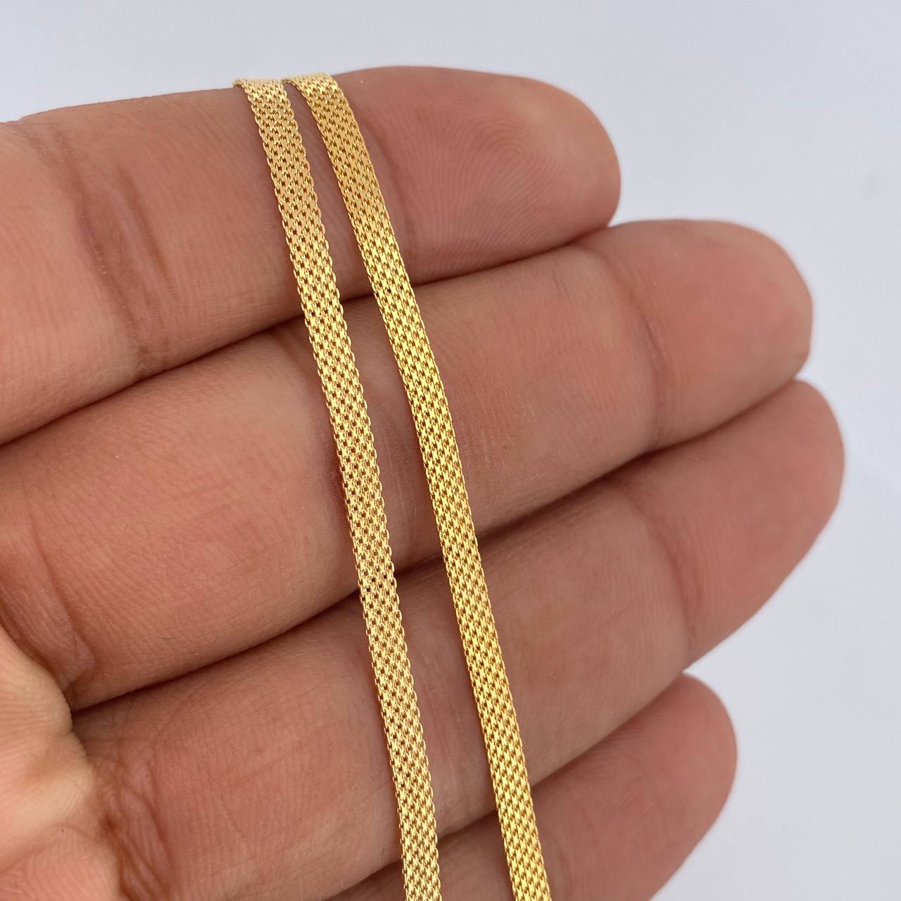 Bismark Chain 4.35gr / 17.7in / +1 18K Gold &