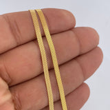 Bismark Chain 4.35gr / 17.7in / +1 18K Gold &