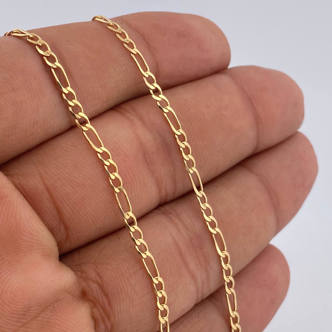 Figaro Chain 6.1gr / 60cm / +1 18K Gold &
