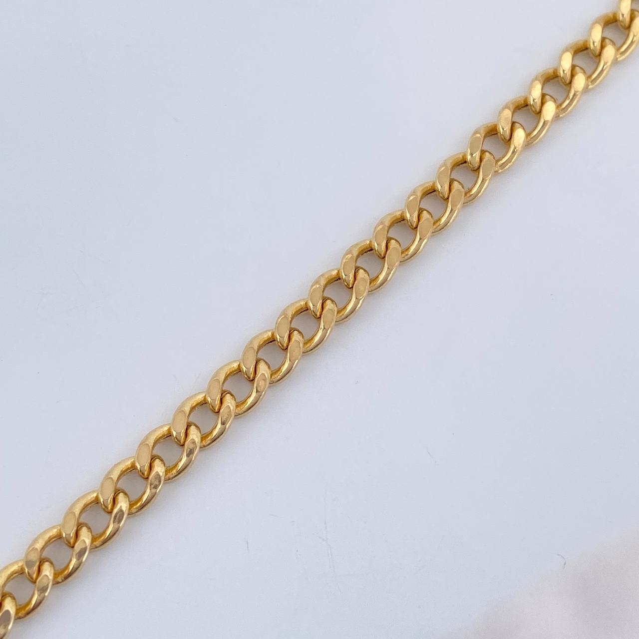 Cuban Bracelet 3.85gr / 19.5cm / +1 18K Gold &