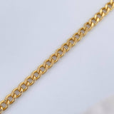 Cuban Bracelet 3.85gr / 19.5cm / +1 18K Gold &